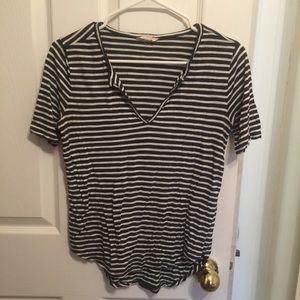 💻 Flash Sale 📲 Madewell Striped Splitneck Tee